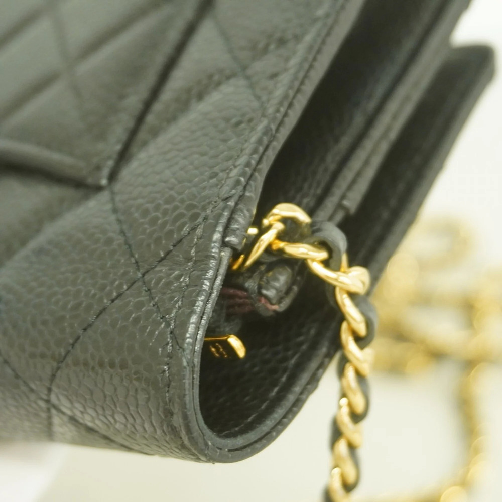CHANEL Black Caviar Leather Wallet - Picture 7 of 9